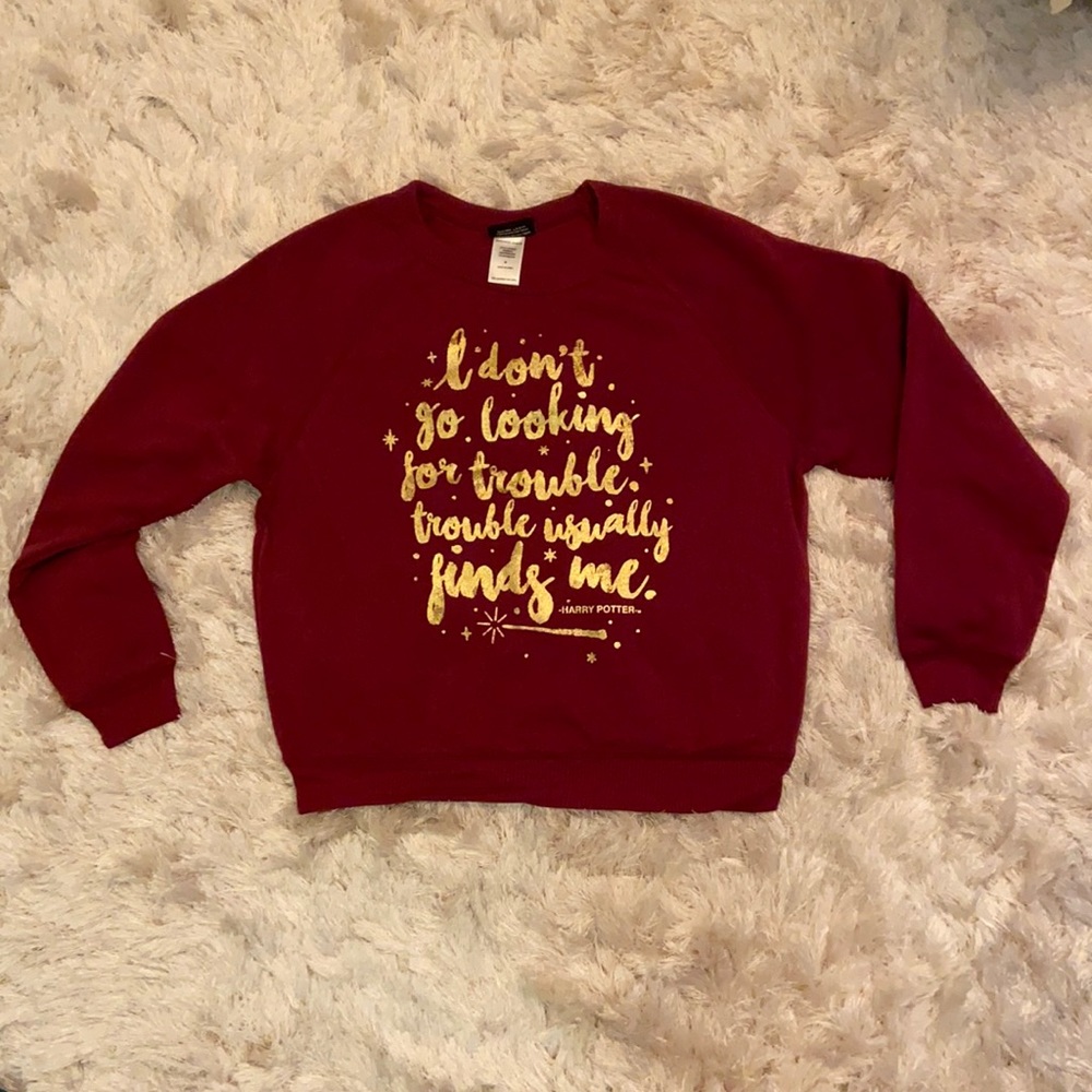 Harry Potter Maroon Sweatshirt M